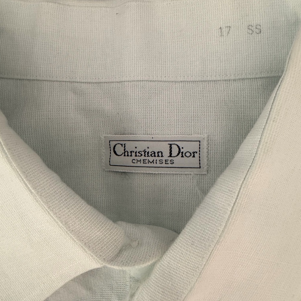 Dior Men's Mint Button Down Shirt - Picture 2 of 6